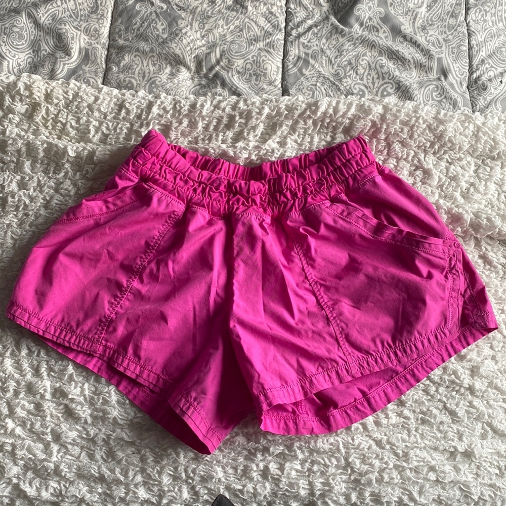 Lululemon pink shorts